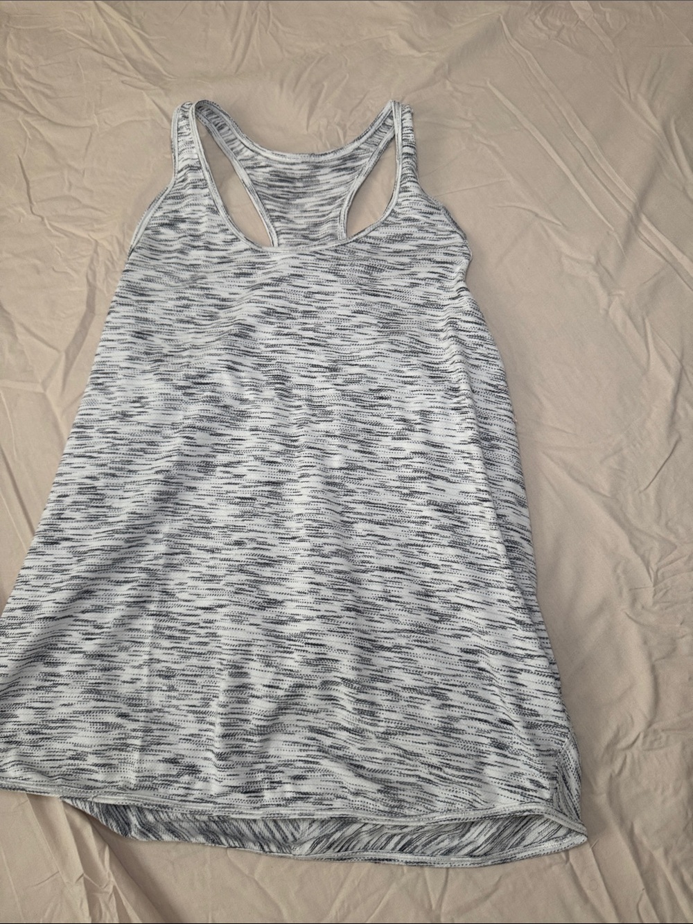 Lululemon Women's Gray Space-Dye Racerback Tank Top